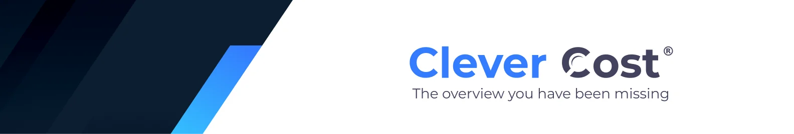 Clever Cost LinkedIn banner with the new logo and tagline