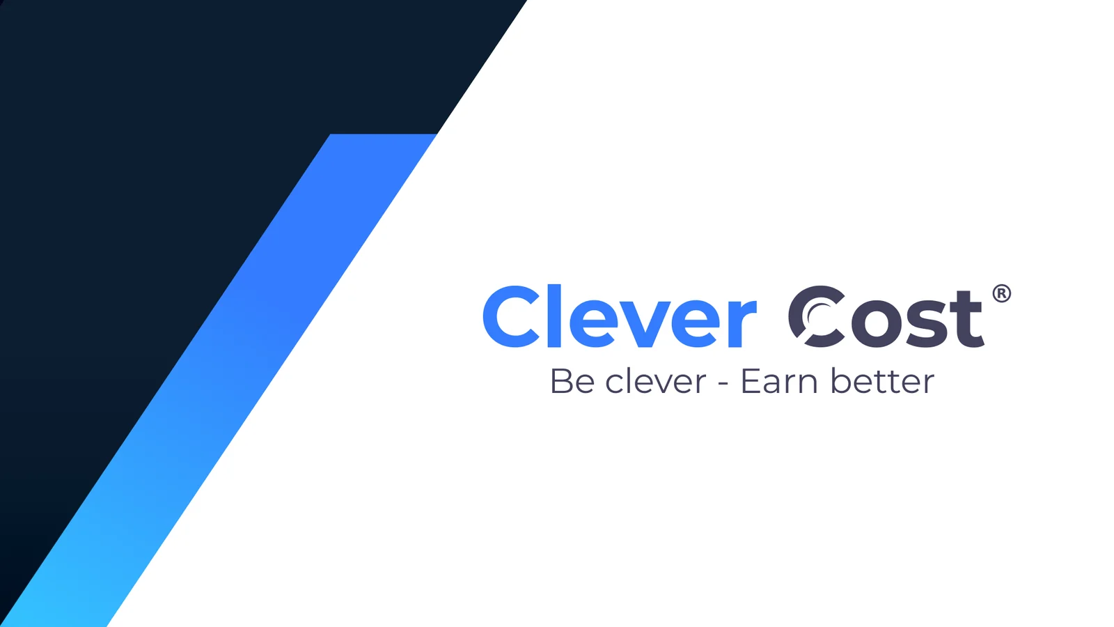 Clever Cost YouTube channel art with the new logo